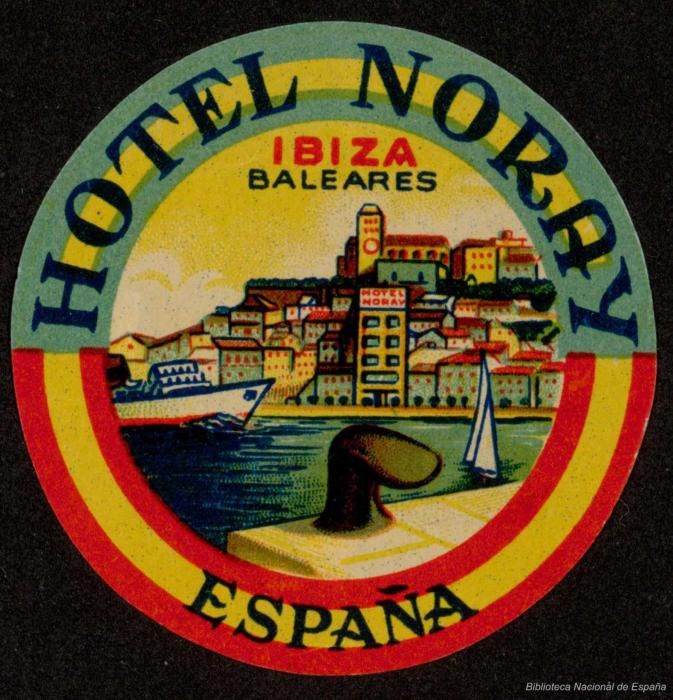 Publicidad de los hoteles de Ibiza antes de las redes sociales