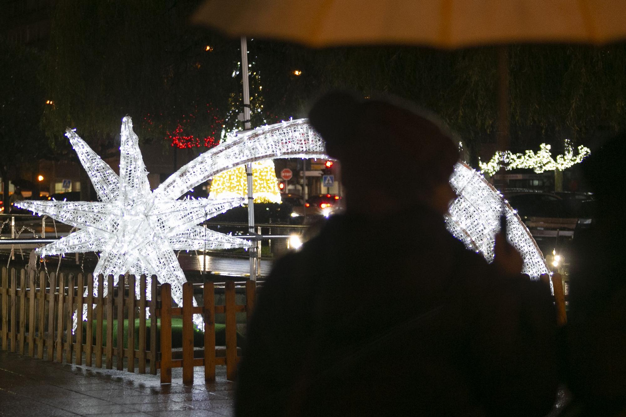 Encendido navideño en Piedras Blancas