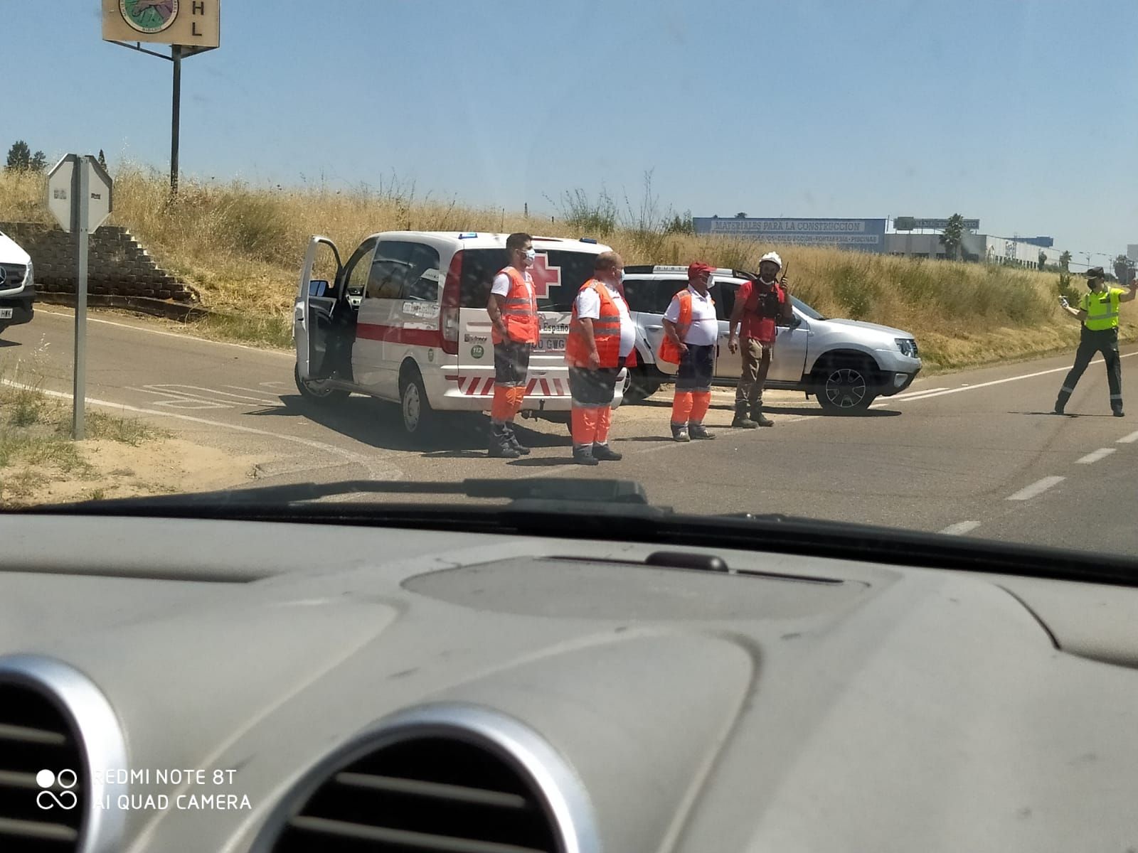 Imágenes del incendio en la N-432