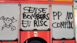 Los bomberos del Consorcio Provincial mantienen sus protestas tras la reunión con diputación
