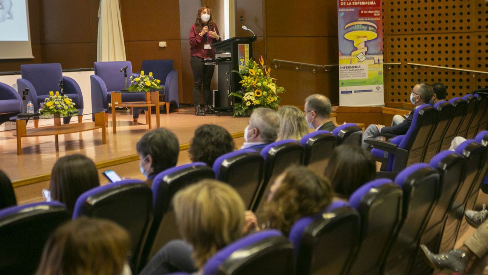 Una de las ponencias que albergó el Hospital San Agustín de Avilés.