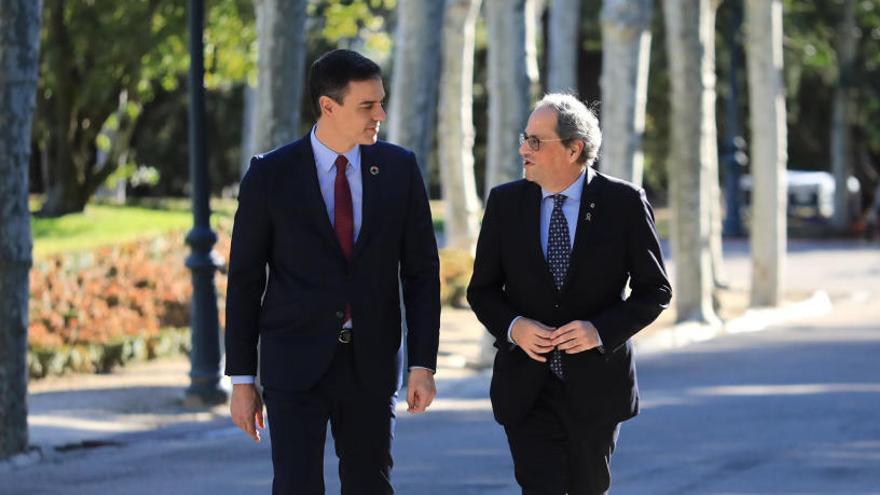 Sánchez i Torra, abans de la reunió del passat febrer