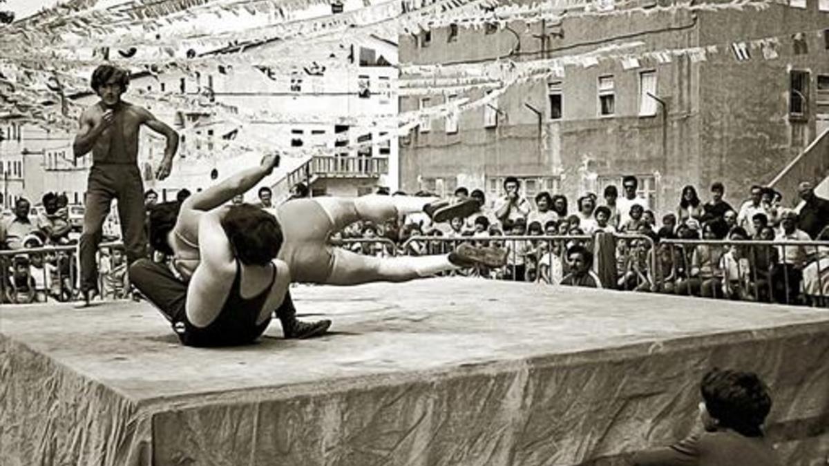 Lucha en el Polvor'í, en 1979.