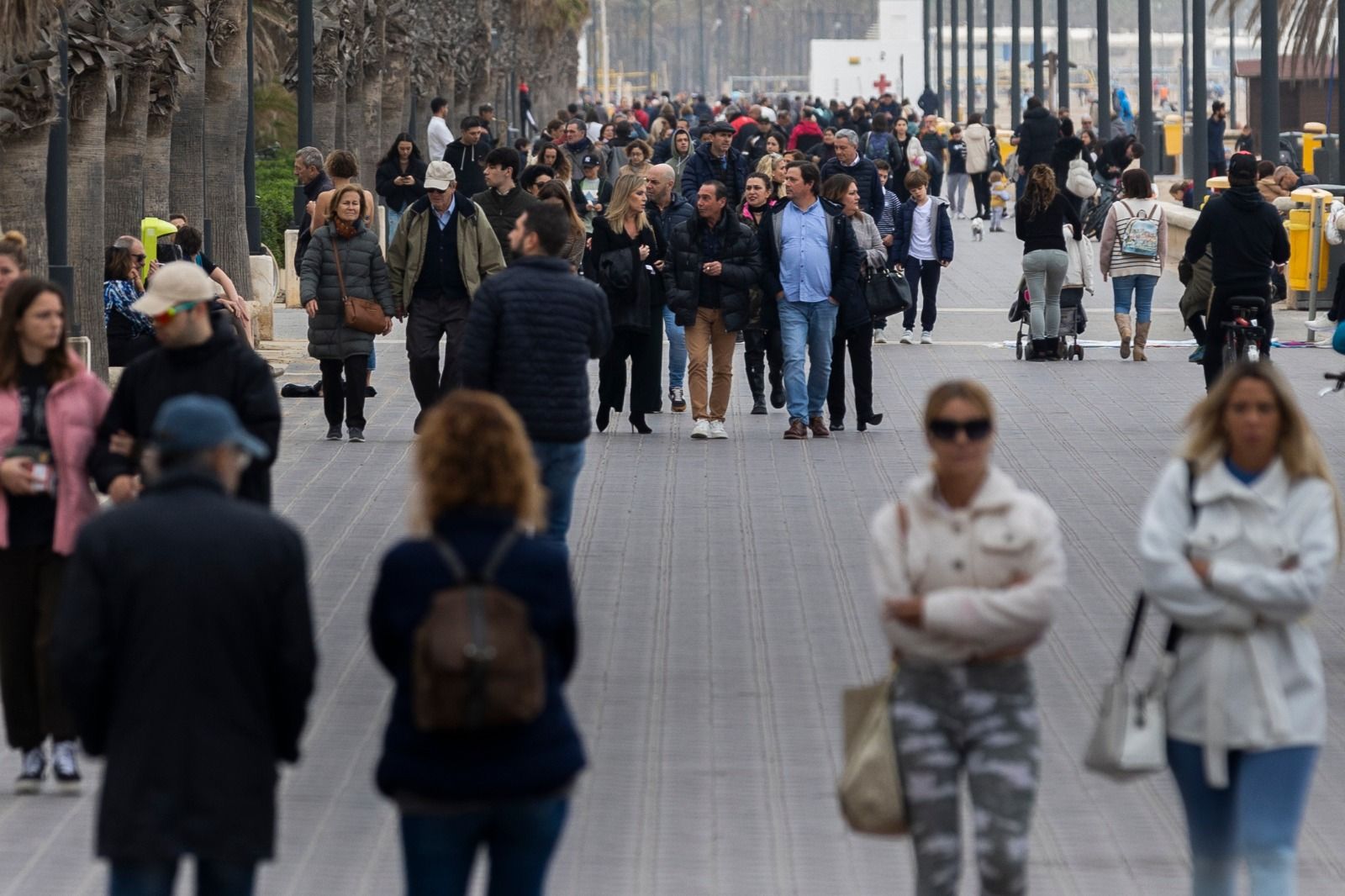 El centro lleno por las compras prenavideñas y el puente de diciembre