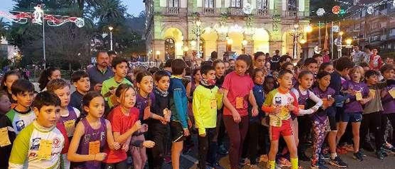 Una de las salidas de la &quot;San Silvestre&quot; de Villaviciosa.