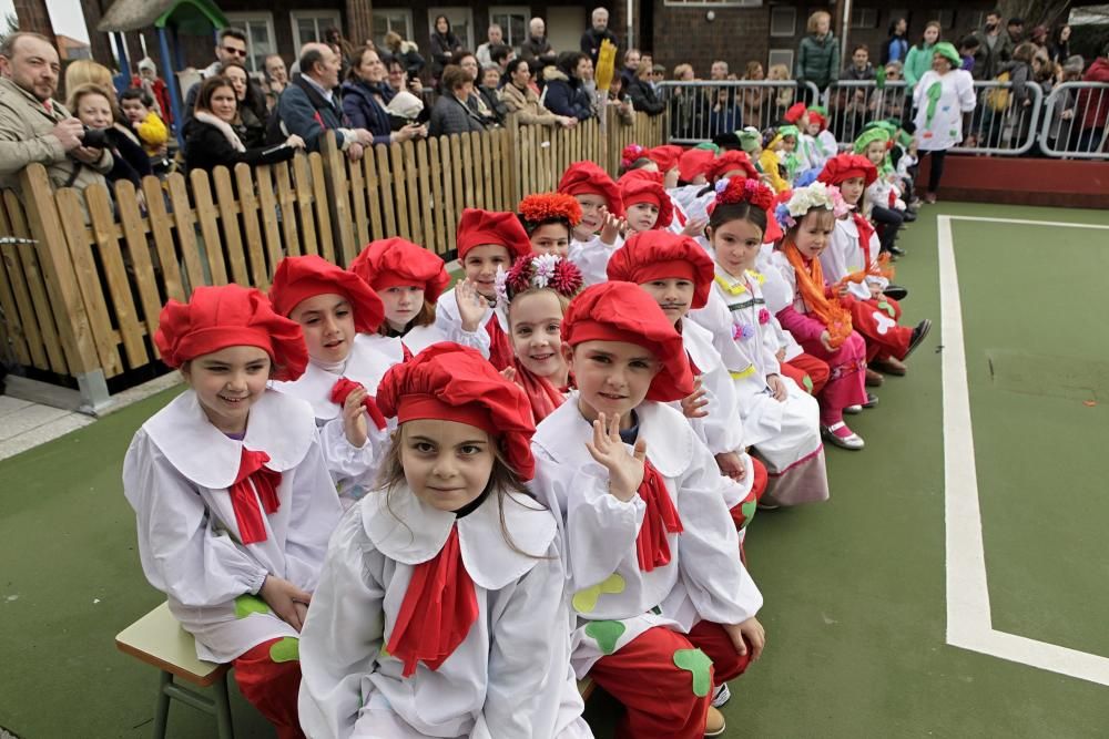 Antroxu en los colegios de Gijón