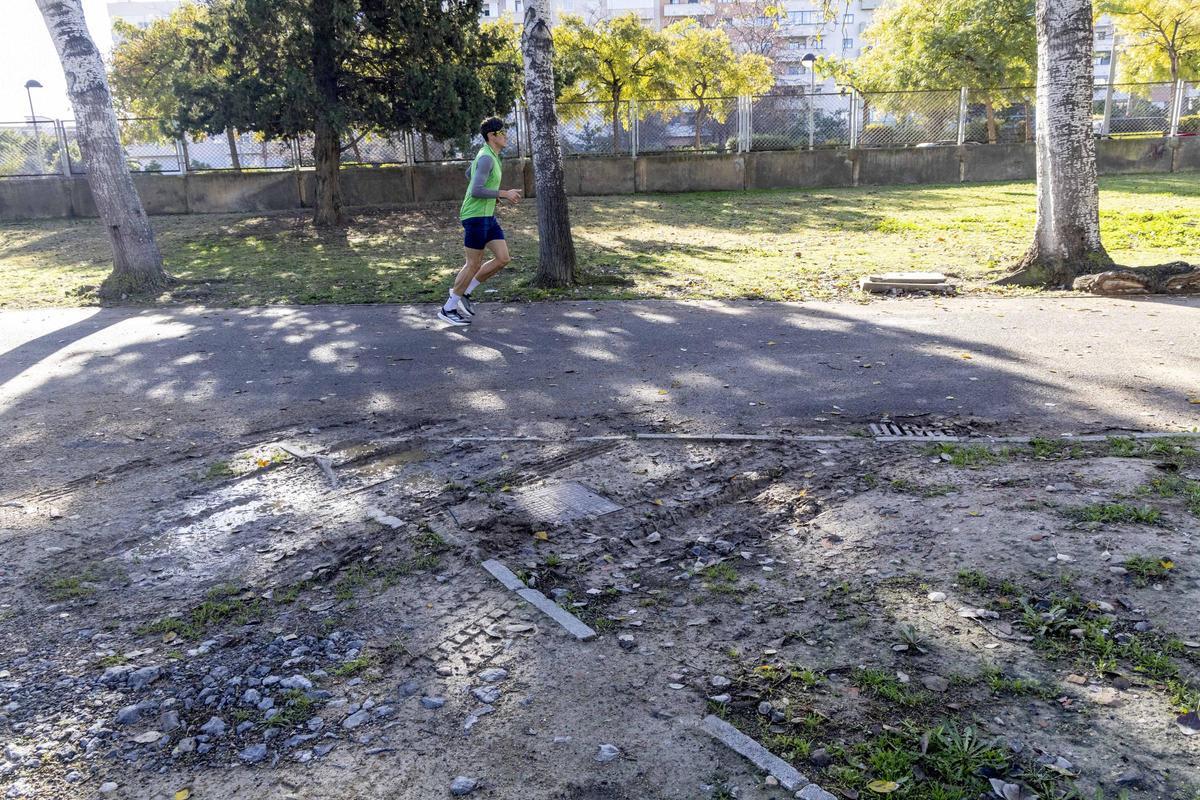 Dejadez y abandono en el parque Lo Morant