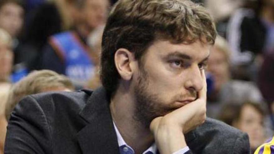 El ala-pívot de los Lakers Pau Gasol.