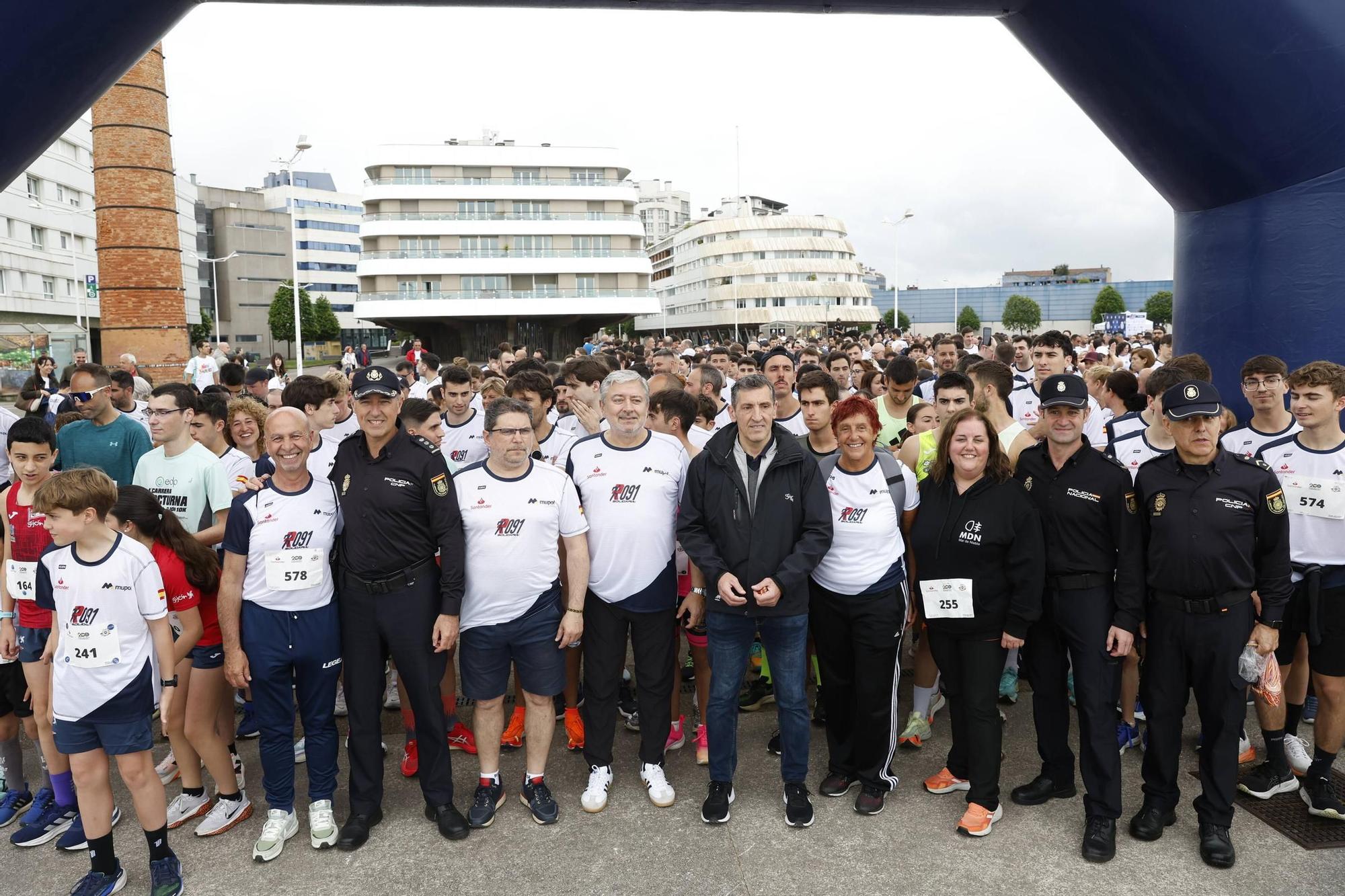 En imágenes: Gijón se vuelca con la &quot;Ruta 091&quot; de la Policía Nacional