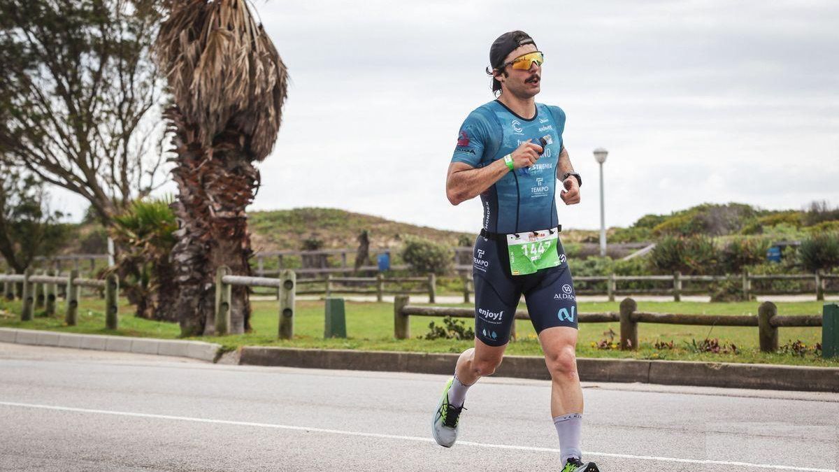 Lozano, durante el tercer segmento, en el que tuvo que hacer una media maratón.