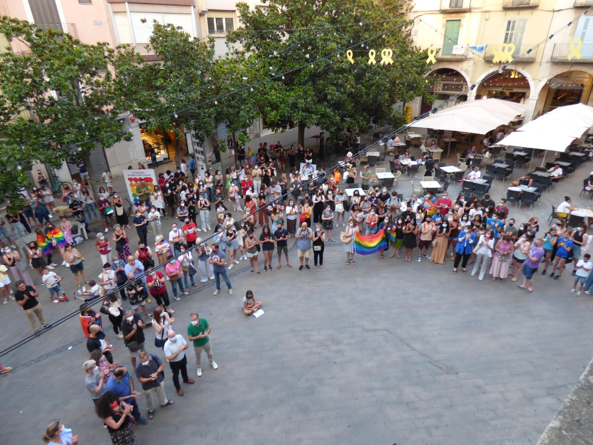 Concentració #justíciaperaSamuel a Figueres