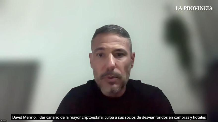 David Merino, líder canario de la mayor criptoestafa, culpa a sus socios de desviar el dinero de inversores en compras y hoteles