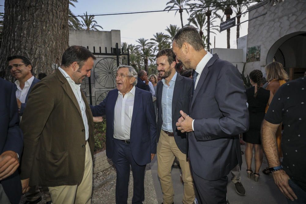 Pablo Casado acude a una celebración familar celebrada en el Huerto del Cura