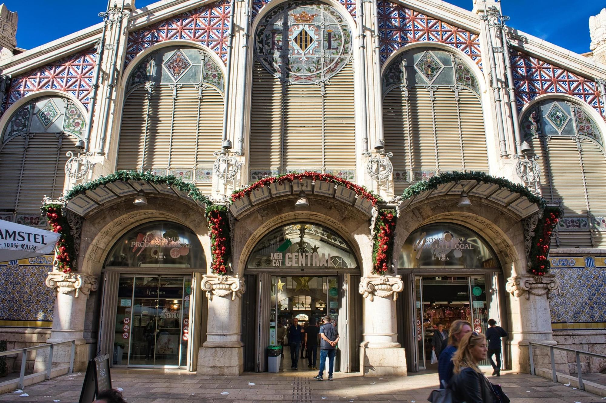 Así es el belén del Mercado Central de València, de la falla Monteolivete