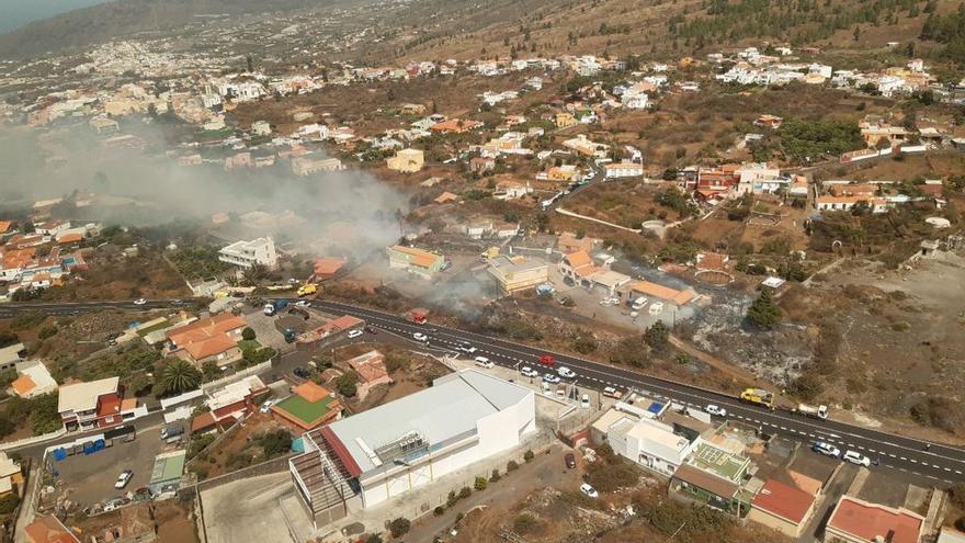 Imagen del incendio de El Paso, en La Palma.