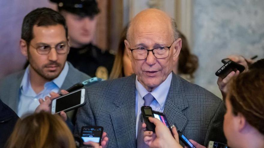 El senador republicano de Kansas, Pat Roberts.