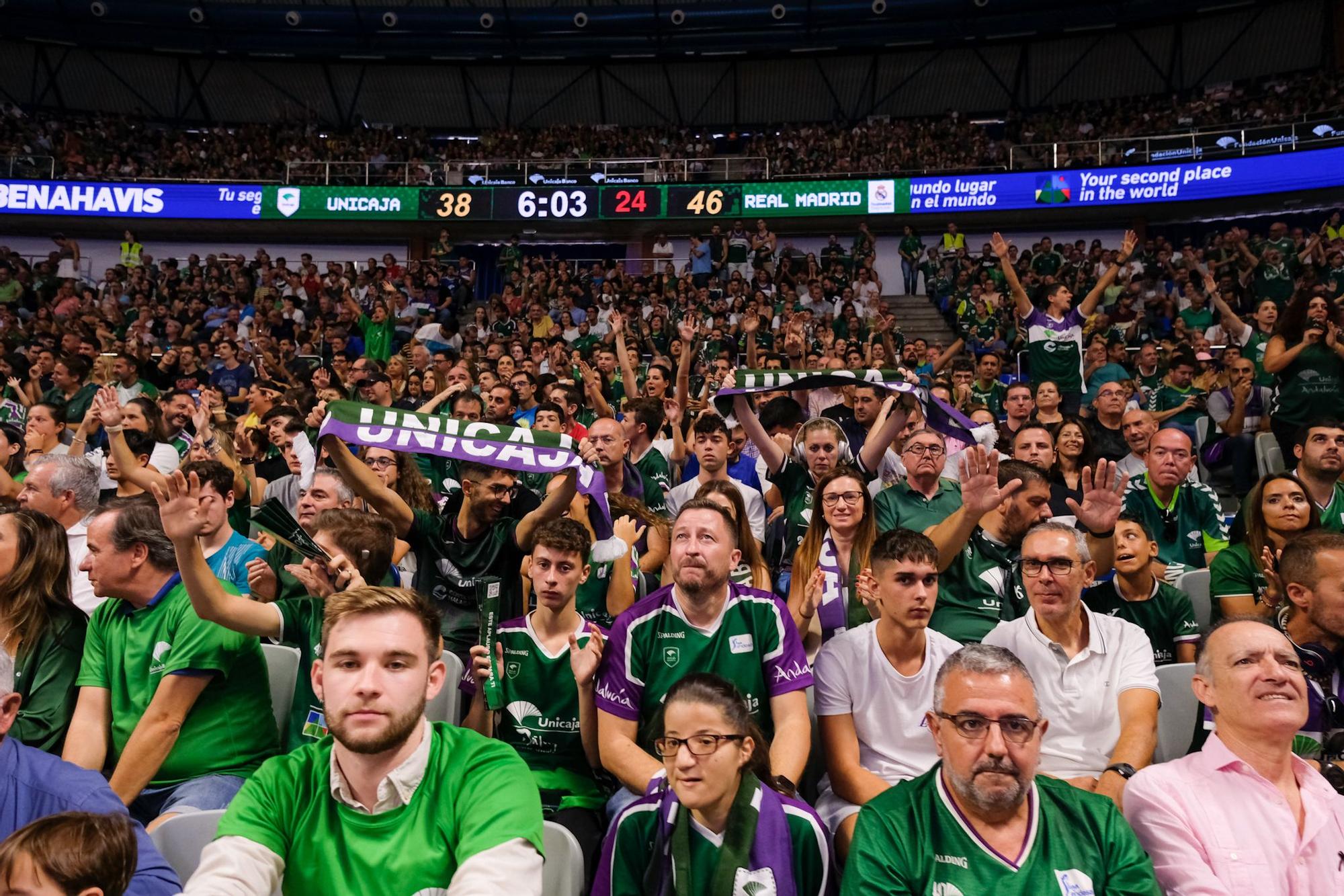 El Unicaja - Real Madrid de la Liga Endesa, en imágenes