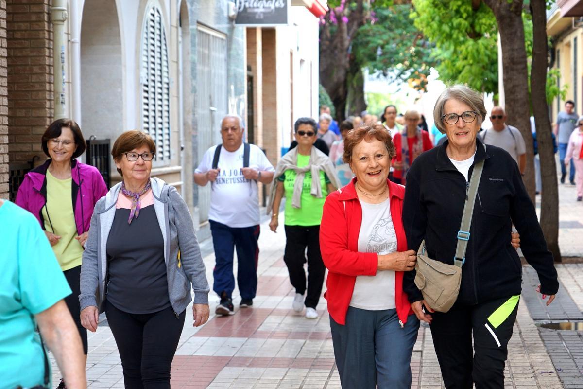 Foto de archivo de actividad deportiva en Benetússer.