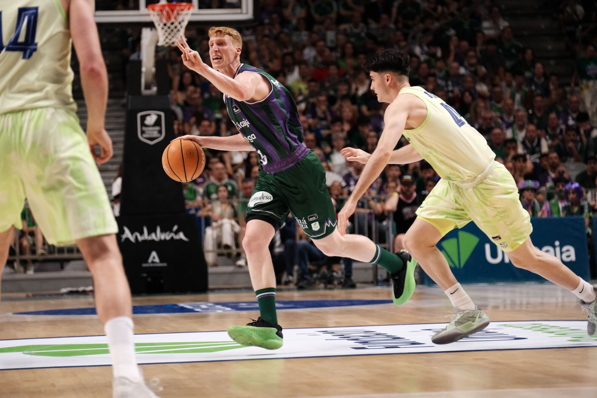 Tercer partido de los cuartos de final ACB I Unicaja - Málaga
