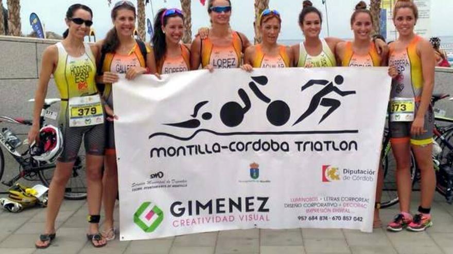 El Montilla Triatlón femenino sube a Segunda División Nacional