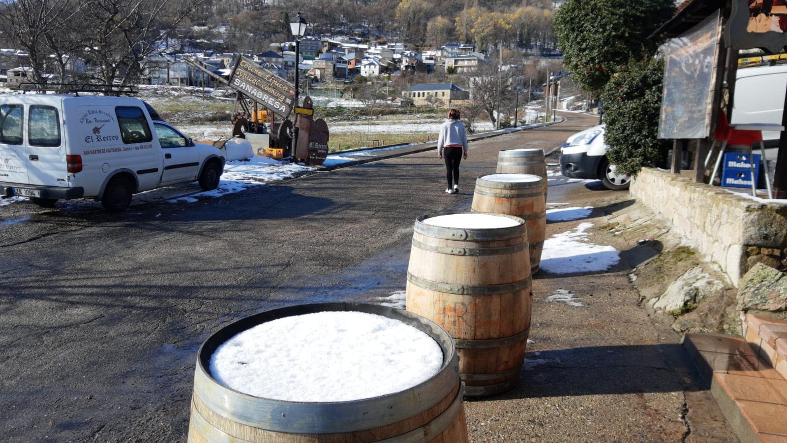 Nieve en Sanabria: el blanco vuelve a las montañas