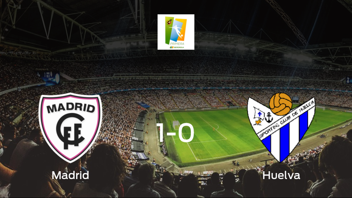 Triunfo 1-0 del Madrid CFF frente al Sporting de Huelva Femenino