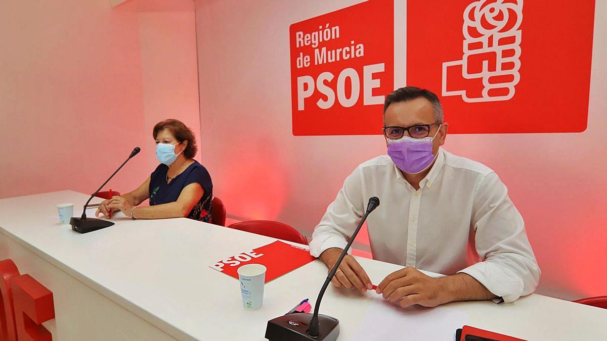 Diego Conesa durante el último Comité Regional del PSOE celebrado esta semana | L.O.