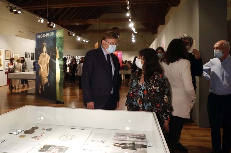 Inauguración de la exposición de Carmen Alborch en València