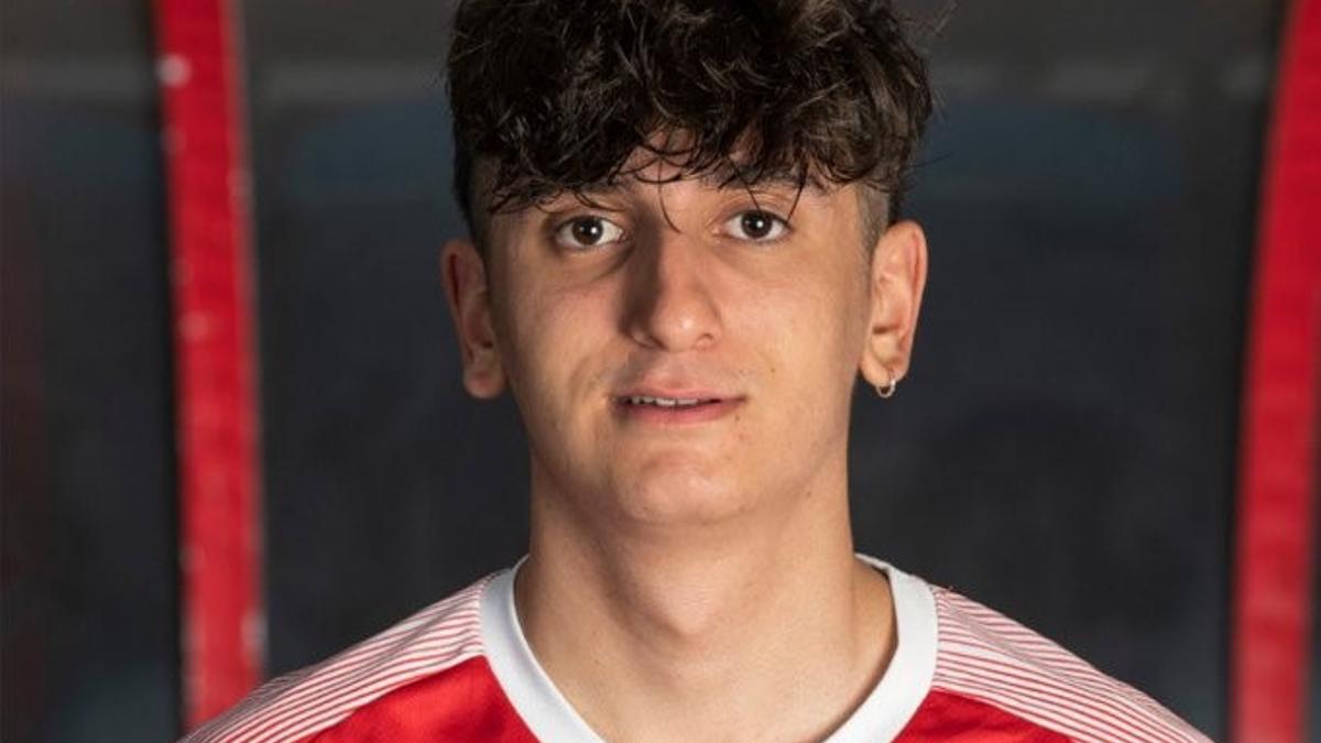 Diego Hernández, jugador del Juvenil B del Hernán Cortés de Zaragoza