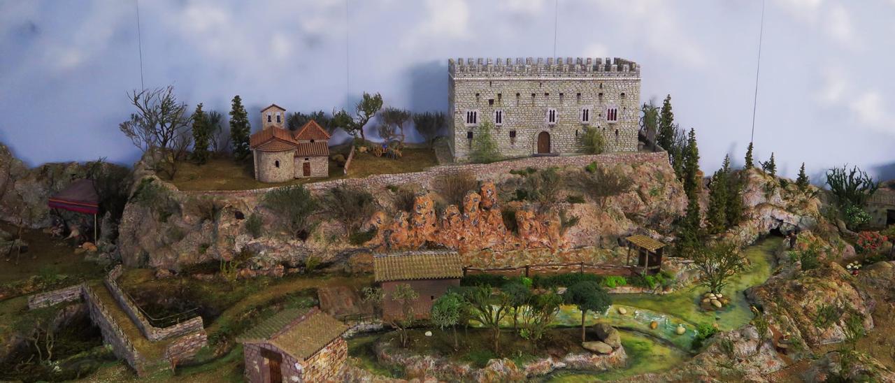 L'església i el castell de Balsareny al pessebre monumental