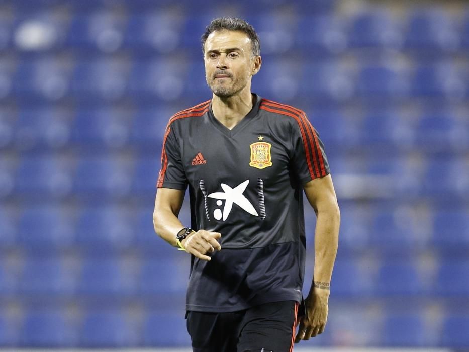 Luis Enrique Dirigiendo A La Selección