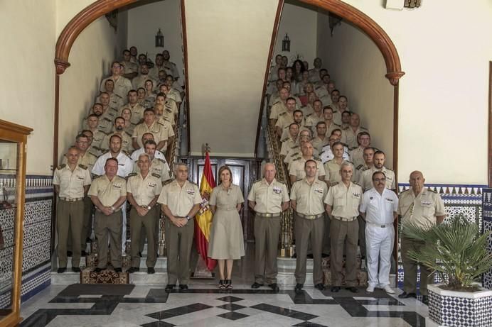 19/07/2017  EJERCITO DEFENSA   visita de la ministra de defensa María Dolores de Cospedal  a la capitanía  de canarias