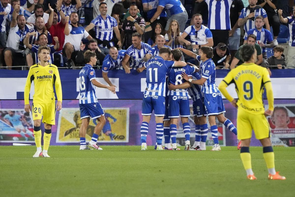 Lucas Boyé anotó el único tanto del Alavés-Villarreal.