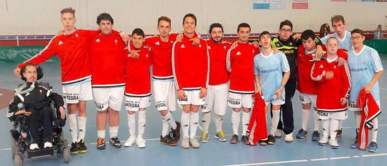 Equipo del Celta Integra. // FDV