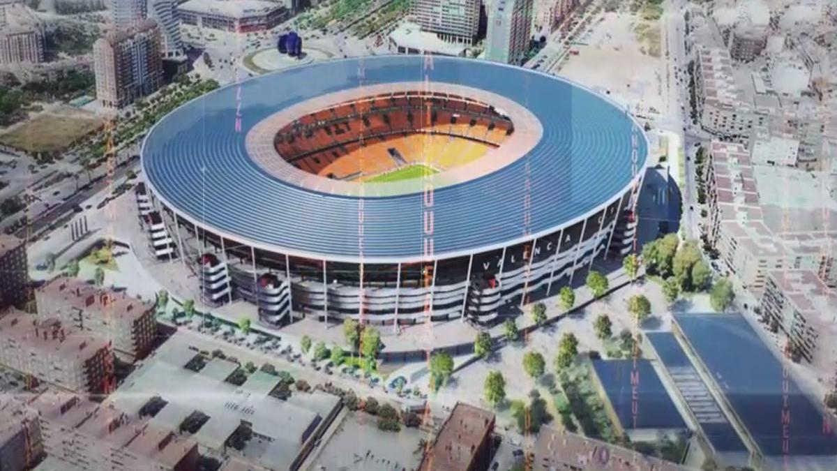 Imagen del proyecto del Nou Mestalla