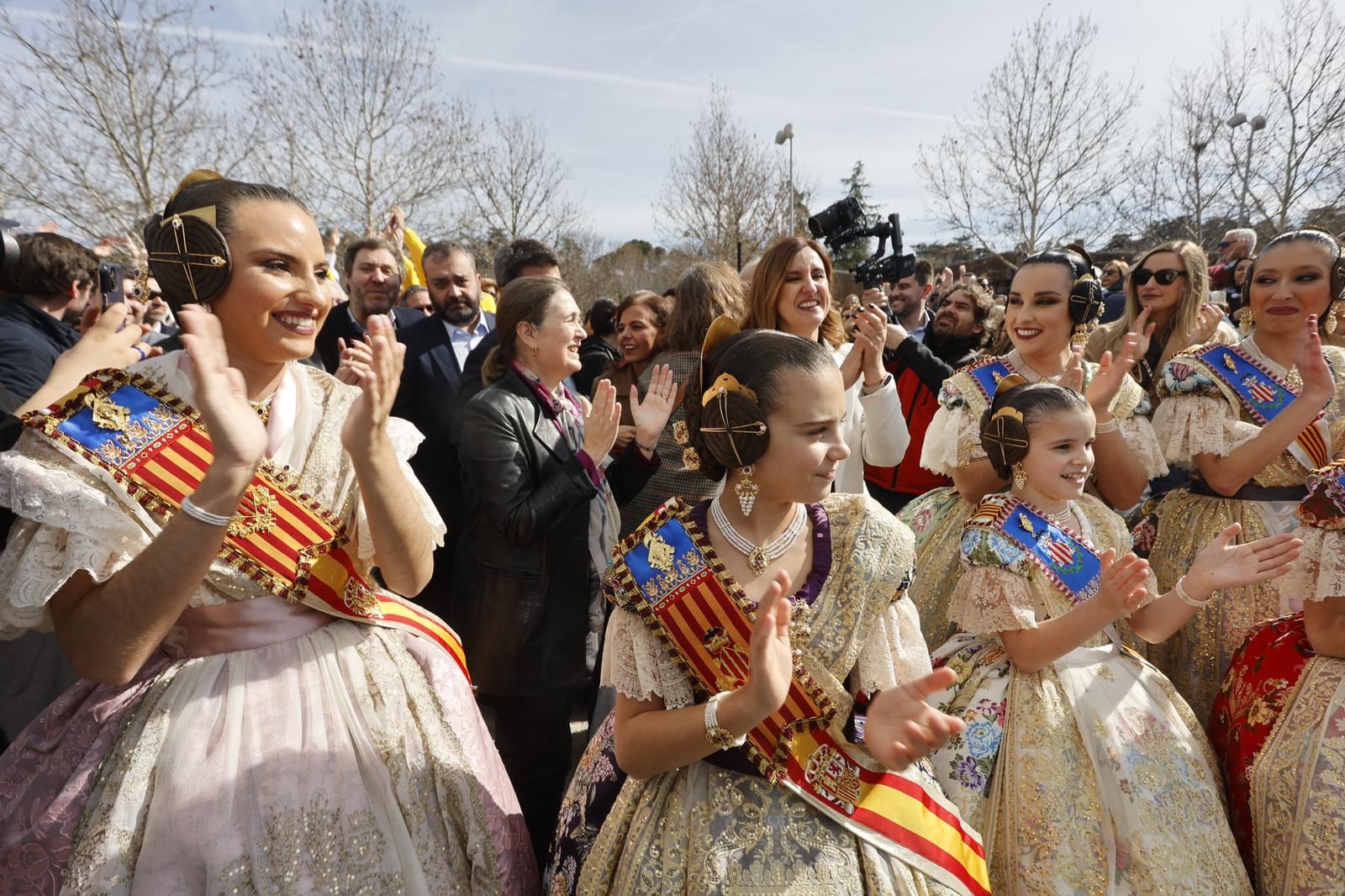 Las mejores imágenes de la 'mascletà' en Madrid