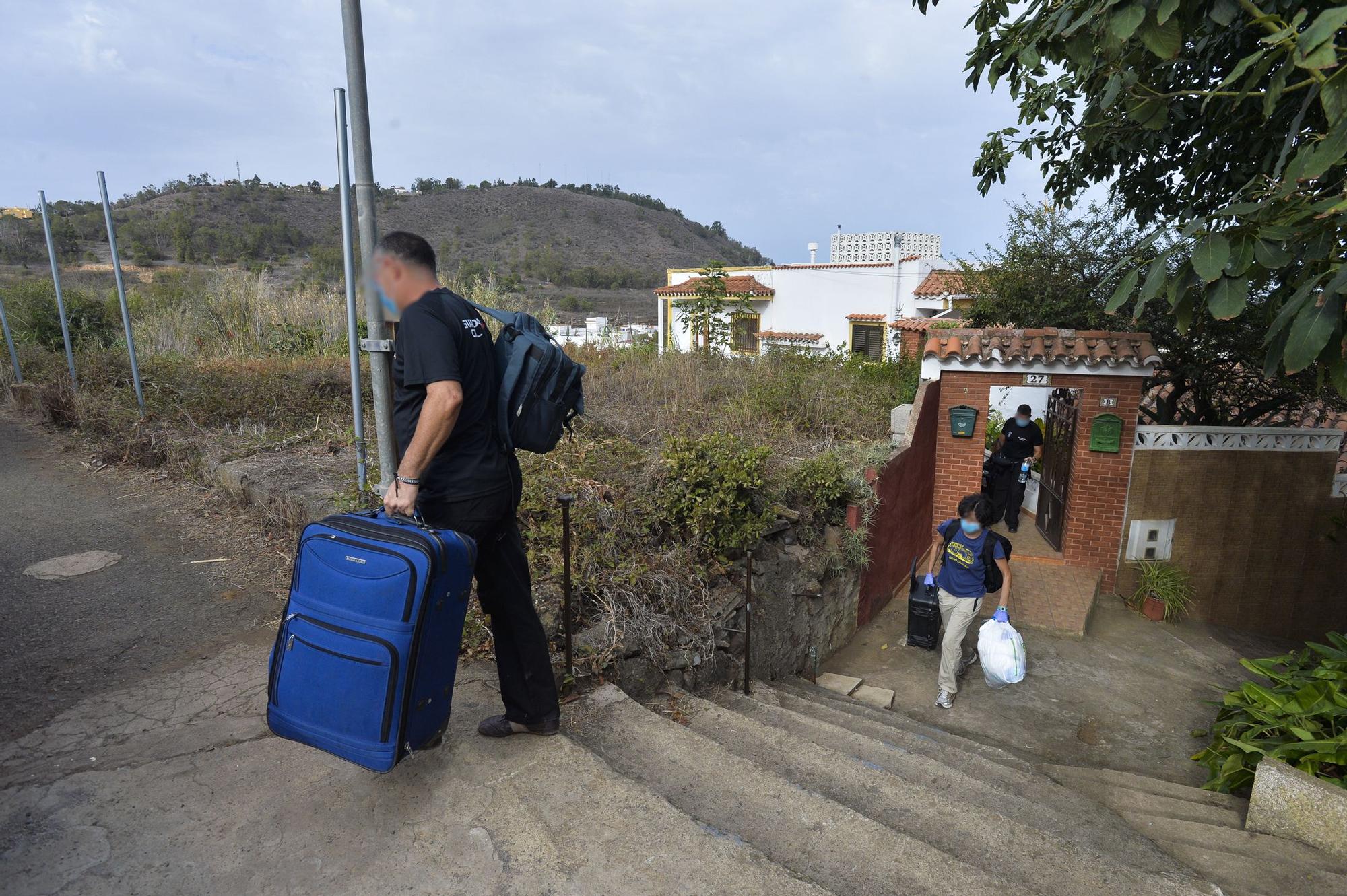 La Guardia Civil registra una vivienda en Teror en relación al taxista desaparecido