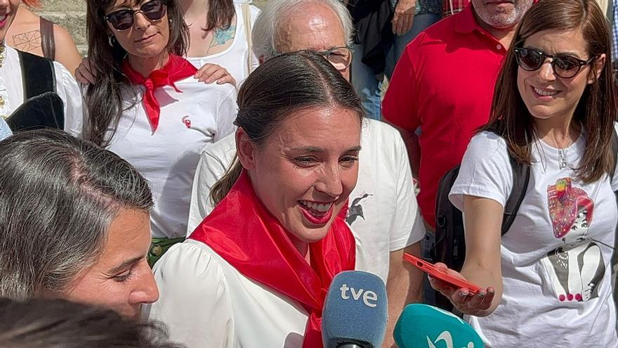 Irene Montero en el Chíviri: &quot;Extremadura tiene la oportunidad de lograr un cambio valiente&quot;