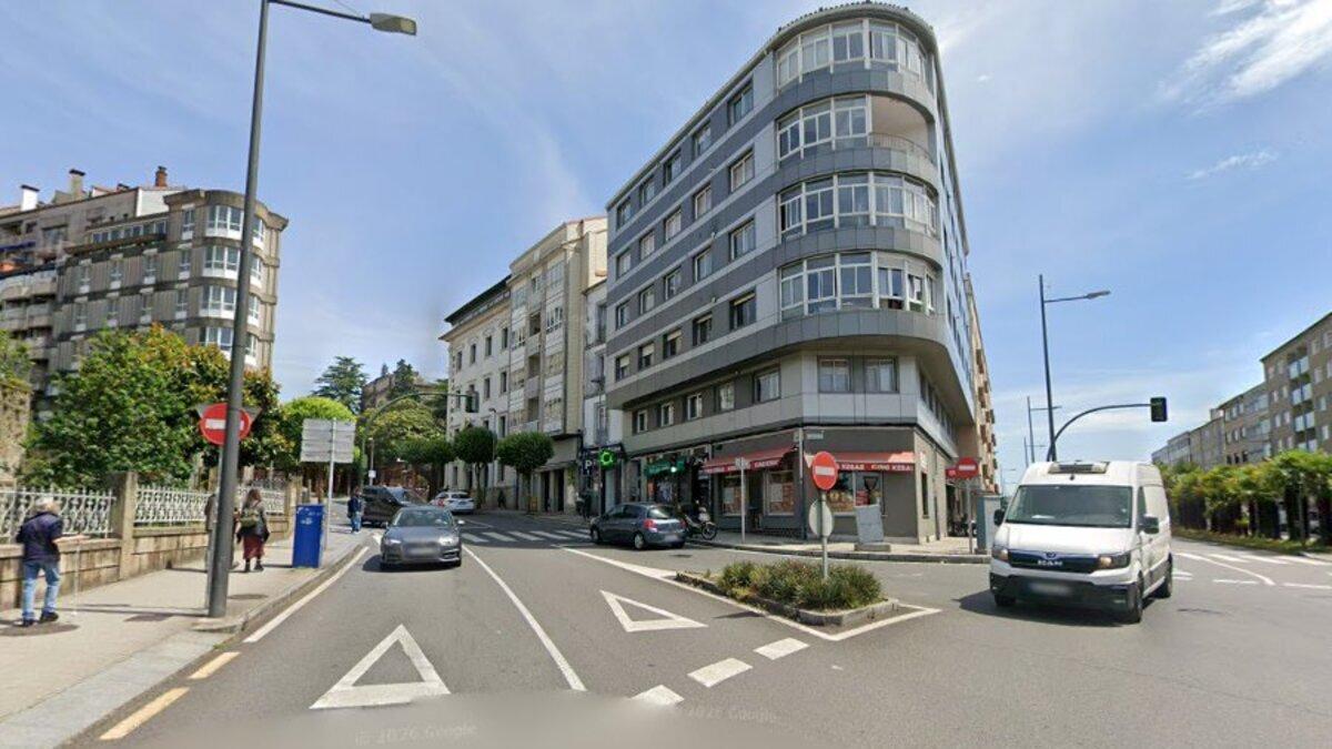 La rúa do Hórreo es una de las calles que sufrirá cortes de tráfico estos días