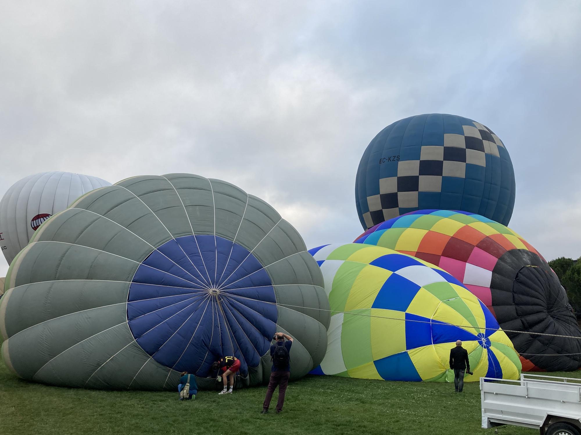 Vol inaugural de l'European Balloon Festival