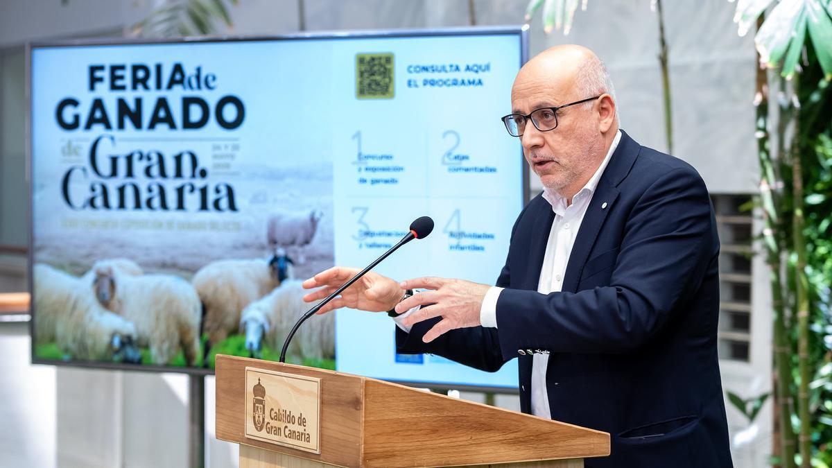Antonio Morales presenta la Feria de Ganado,