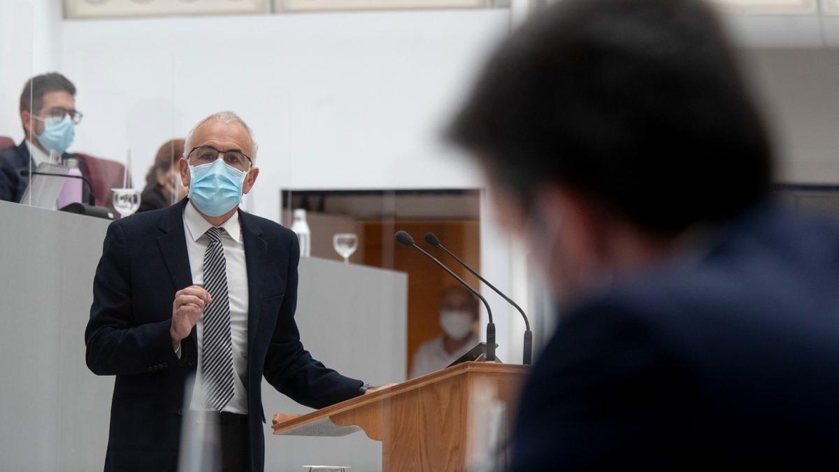 Alfonso Martínez Baños, en la Asamblea