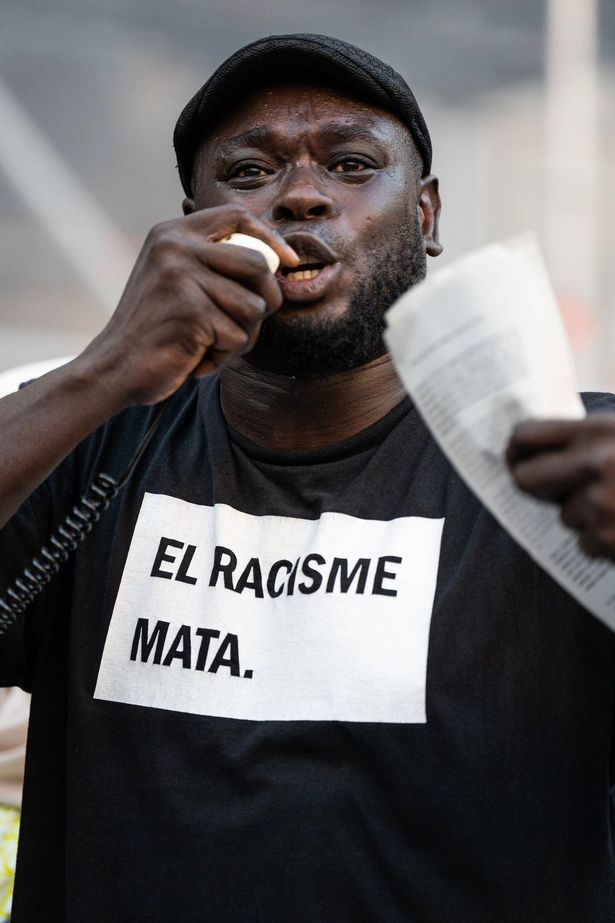 Gran manifestación antiracista en Barcelona