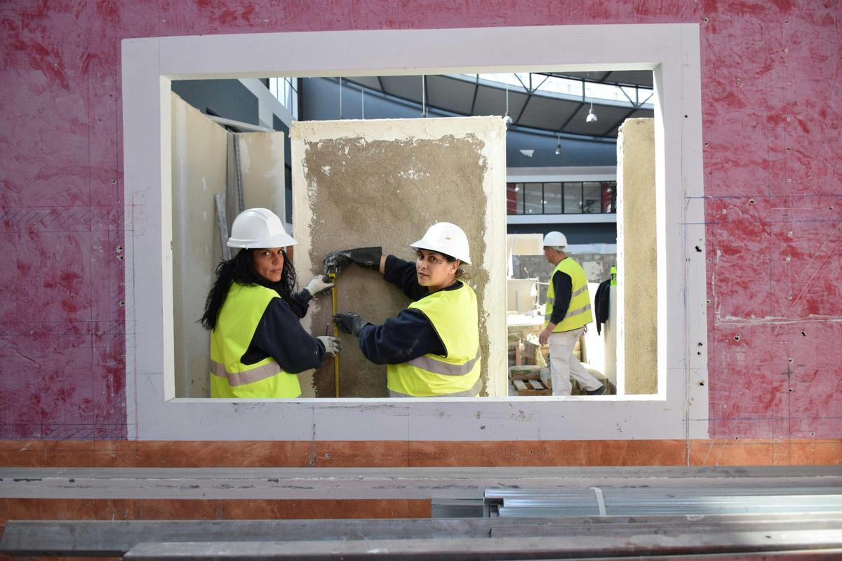 Alumnas de la Fundacion Laboral de la Construcción
