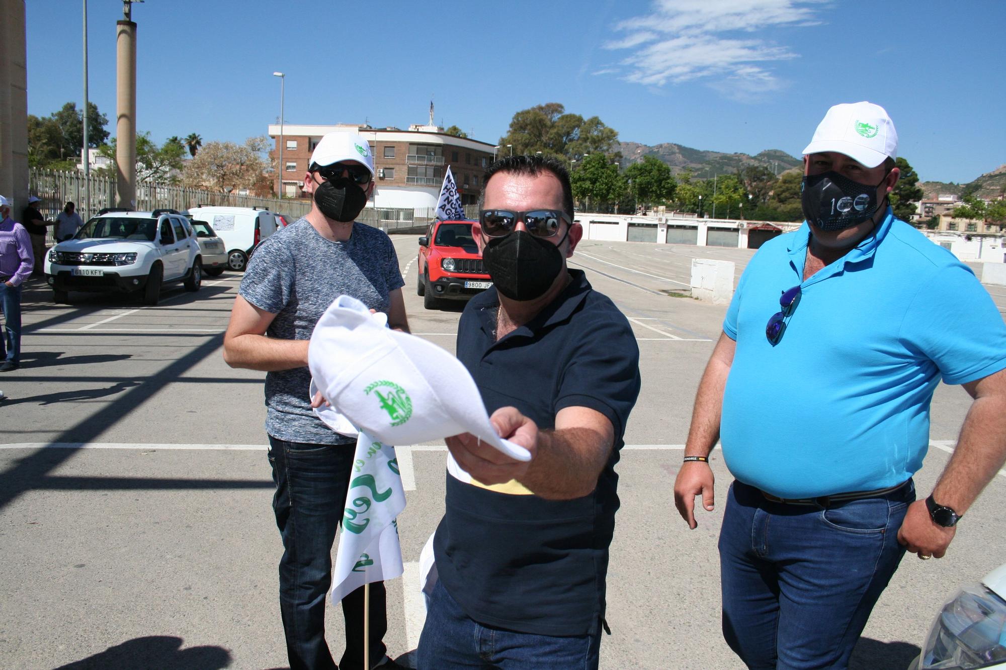 Protesta en defensa del Trasvase en Lorca