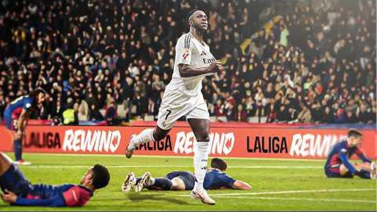 La miniatura de LaLiga en el vídeo de Vinicius
