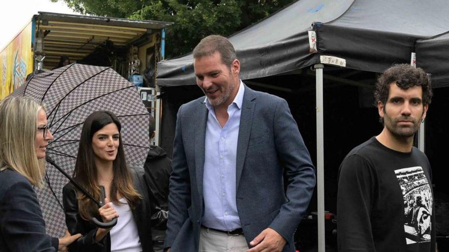 Alfonso Rueda visita Morás para conocer cómo avanzan las obras en el polígono.