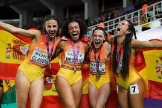 La mallorquina Esperança Cladera conquista la plata en el 4x100 femenino del Mundial de China