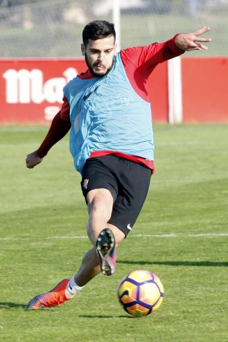 Entrenamiento del Sporting de Gijón