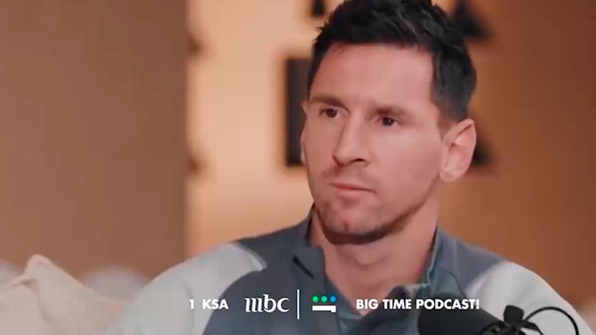 Messi apareció en el episodio de Big Time Podcast